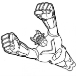 Dibujo para colorear Mazinyer Zeta Dibujo De Mazinger Z Volando Para Pintar Y Colorear A Mazingerz