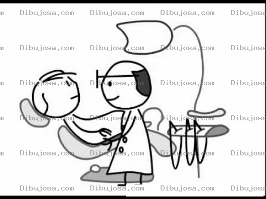 Dibujo para colorear Dibujo De Dentista Para Colorear