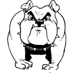 Dibujo para colorear Dibujo De Bulldog Guardian Para Pintar Y Colorear