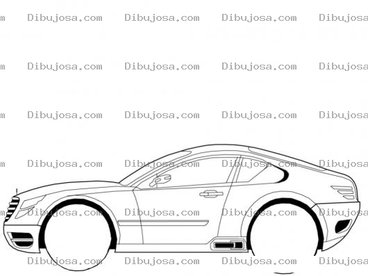 Dibujo para colorear Colorear Carro Mercedes Benz Deportivo