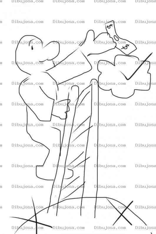 Dibujo para colorear Haceros Tesoros En El Inmenso Cielo Donde Ni La Polilla Ni El Orin Corrompen Pues Donde Este Tu Tesoro Alli Estara Tu Corazon Dibujo Cristiano Para Colorear