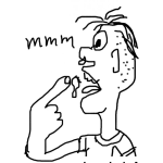 Dibujo para colorear Comer Mocos Dibujo De Muchacho Sucio Comiendo Mocos Para Pintar Y Colorear Nino Comedor De Mocos