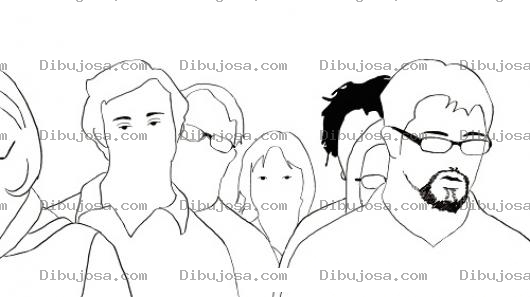 Dibujo para colorear Gente Cansada Dibujo D Eun Grupo De Empleados Cansados Y Desmotivados Para Pintar Y Colorear