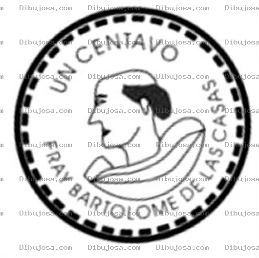 Dibujo para colorear 1len Dibujo De Un Centavo De Guatemala Para Pintar Y Colorear Unlen Chapin