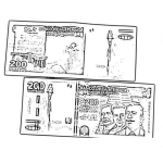 Dibujo para colorear 200 Quetzales De Guatemala Dibujo De Un Billete De Docientos Quetzales Para Pintar Y Colorear 200quetzales Dos Cientos Quetzales Guatemaltecos