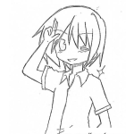 Dibujo para colorear Saludo De Looser Para Pintar Y Colorear