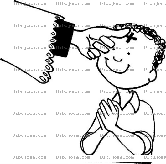 Dibujo para colorear Miercoles De Ceniza Para Pintar Y Colorear Dibujo De Un Padre Hancieno Una Cruz De Ceniza En La Frente De Un Nino Colochito