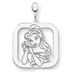 Dibujo para colorear Dije De Princesa Para Pintar Y Colorear Un Pendiente De Princesita