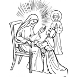 Dibujo para colorear La Santa Catalina Hija De Rey Dibujo De La Santacatalina Para Pintar Y Colorear