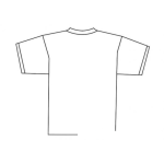 Dibujo para colorear Polerablanca Dibujo De Una Polera Blanca Para Pintar Y Colorear Una Playera En Blanco Tshirt Lisa
