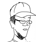 Dibujo para colorear Dibujo De Chinito Con Gorra Y Anteojos Para Pintar Y Colorear Chino Con Cachucha Y Lentes