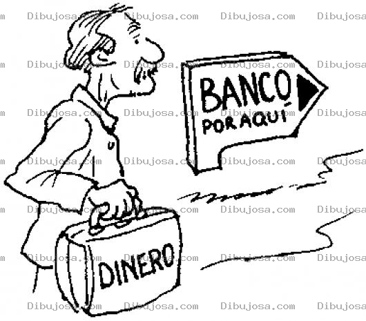 Dibujo para colorear Viejito Adinerado Dibujo De Viejo Ahorrador Con Un Maletin Lleno De Dinero Directo Al Banco A Depositarlo Para Pintar Y Colorear Deposito De Ahorros