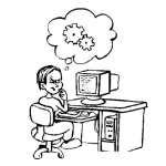 Dibujo para colorear Programador De PHP Pensando Como Hacer Un Script Para Pintar Y Colorear Desarrollador Web de Perl CGI MySQL Python C++ Fortran Pascal VisualBasic SDK Java Dbase Cobol Foxpro CrystalReports As400 Oracle Asembler RPG ASP ColdFusion Batch Cisco y CCNA