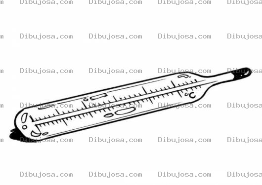 Dibujo para colorear Colorear Termometro