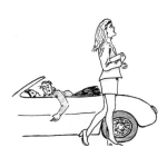 Dibujo para colorear Dibujo D Eun Levante Para Pintar Y Colorear A Un Hombre Ofreciendo Jalon A Una Mujer Para Pintar Y Colorear Un Levanton