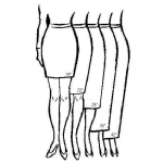 Dibujo para colorear Tamanos De Faldas Para Pintar Y Colorear Falda De 19pulgadas De 23pulgadas De 29pulgadas De 36 Pulgadas Y De 42pulgadas