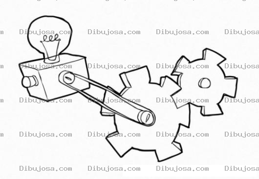 Dibujo para colorear Generador De Luz Mecanico Para Pintar Y Colorear