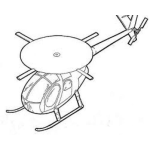 Dibujo para colorear Dibujo De Helicoptero Para Colorear