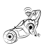 Dibujo para colorear Sapo Mecanico Dibujo De Un Robotsapo Saporobot Para Pintar Y Colorear Ranarobot Robotrana Rana Robot Mecanica