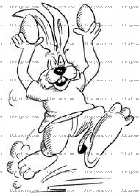 Dibujo para colorear Hueviar Accion De Robar Termino Usado En Guatemala Dibujo De Conejo Hueviador Hueviando Huevos Y Corriendo Hecho Huevo Para Pintar Y Colorear El Hueveo De Un Gueviador De Guevos