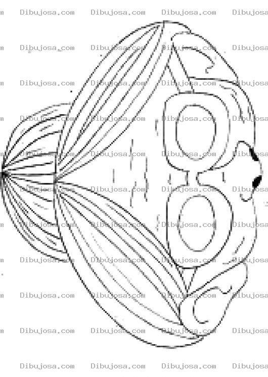 Dibujo para colorear Mascara De Abuelita Para Imprimir Recortar Pintar Y Colorear Masara De Viejita
