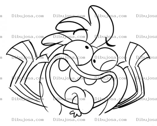 Dibujo para colorear Pescado Gallo Sacando La Lengua Dibujo De Gallo Pescado Con Cara De Burla Para Pintar Y Colorear