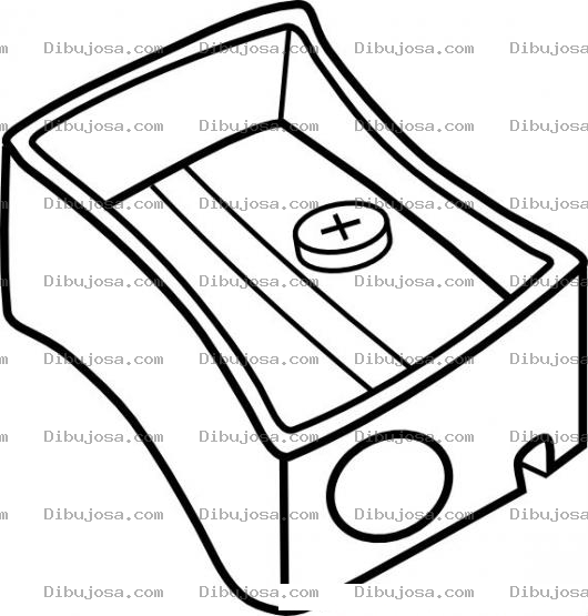 Dibujo para colorear Dibujo De Un Saca Putas Para Pintar Y Colorear Sacapuntas Afilador De Lapices