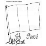 Dibujo para colorear Banderadeperu Dibujo De La Bandera De Peru Para Pintar Y Colorear La Linda Bandera Rojo Y Blanco De Los Peruanos Y Peruanas Que Cantan Y Se Llama Peru Con P De Patria La E Del Ejemplo La R Del Rifle Y La U De La Unio Yo Tambien Me Llamo Peru