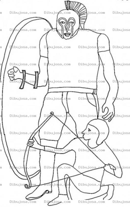 Dibujo para colorear Soldados Romanos Para Pintar Y Colorear