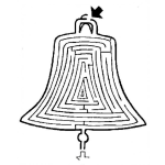 Dibujo para colorear Juego De Laberinto De La Campana Para Colorear