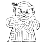 Dibujo para colorear Juego Del Laberinto Del Payaso Para Pintar Y Colorear