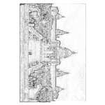 Dibujo para colorear Palacio Nacional De Espana Para Colorear