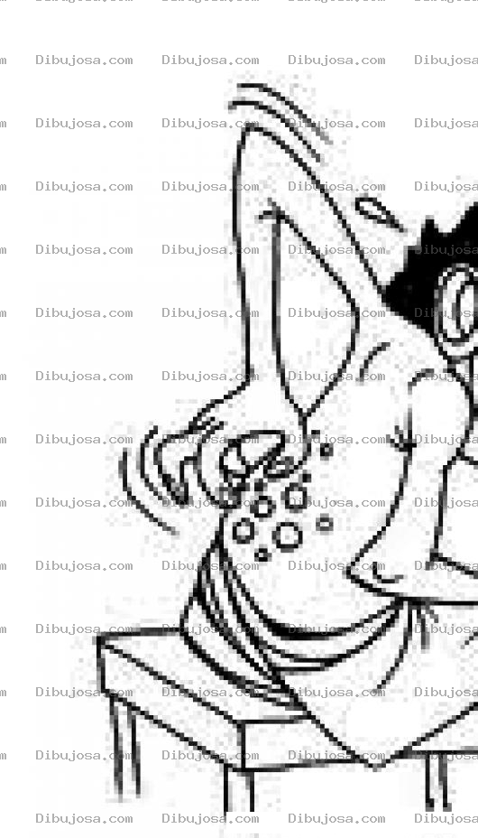 Dibujo para colorear Robchas En La Espalda Dibujo De Un Hombre Rascandose La Espalda Para Pintar Y Colorear Alergia Y Salpullido En La Espalda