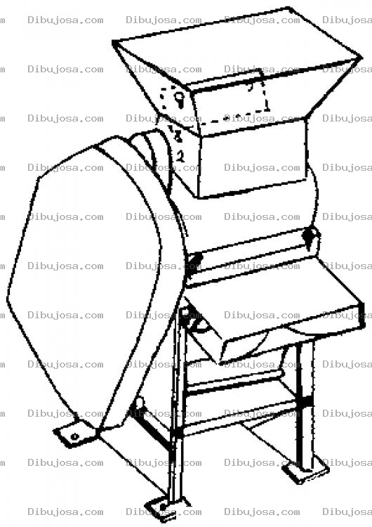Dibujo para colorear Colorear Molino De Maiz