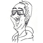 Dibujo para colorear Colorear Fraile Contento