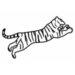 Dibujo para colorear Colorear Tigre