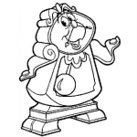 Dibujo para colorear Muneco Reloj Para Pintar Y Colorear