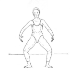 Dibujo para colorear Bailarina Corneta Para Colorear