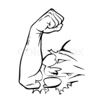 Dibujo para colorear Bicep De Hulck Para Pintar Y Colorear