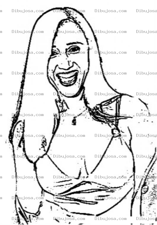 Dibujo para colorear Susanazabaleta Dibujo De Susana Zabaleta Actriz De Fuego En La Sangre Para Pintar Y Colorear A Suzana Sabaleta Zabaletasusana Suzanazabaleta