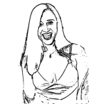 Dibujo para colorear Susanazabaleta Dibujo De Susana Zabaleta Actriz De Fuego En La Sangre Para Pintar Y Colorear A Suzana Sabaleta Zabaletasusana Suzanazabaleta