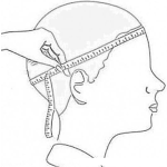 Dibujo para colorear Como Medir La Circunferencia De La Cabeza