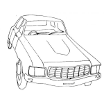 Dibujo para colorear El Carro Del Abuelito Para Pintar Y Colorear Carrito Viejito