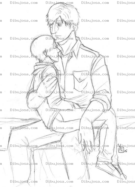 Dibujo para colorear Dibujo De Papa Cargando A Su Hijo Para Pintar Y Colorear