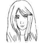 Dibujo para colorear Chicarubia Dibujo De Quinceanera Rubia Para Pintar Y Colorear Muchacha Guera Chela Canche Zarca Chelita Zarquita Guerita