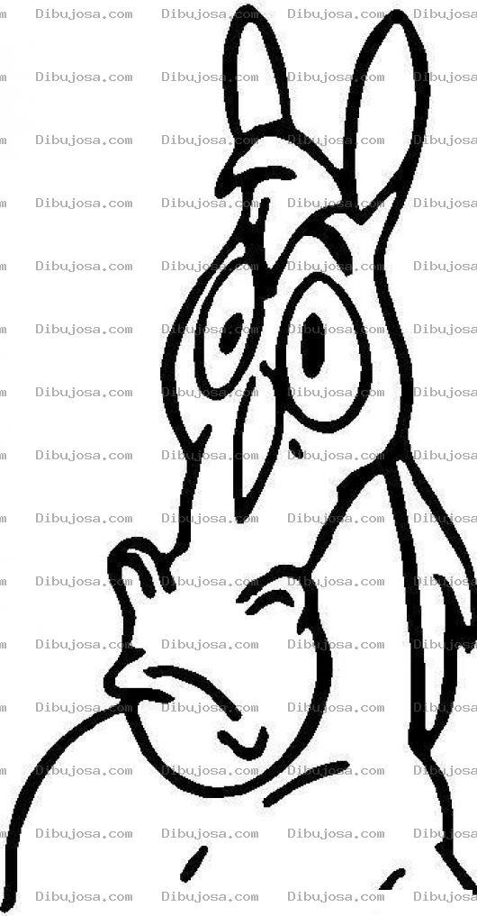 Dibujo para colorear Dibujo De Caballo Enojado Para Pintar Y Colorear