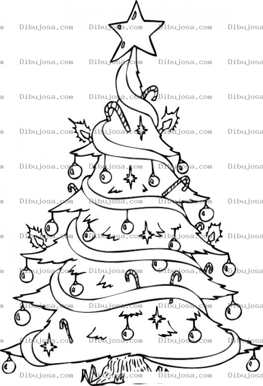 Dibujo para colorear Arboldenavidad Dibujo De Una Arbolito De Navidad Adornado Para Pintar Y Colorear Arbolitodenavidad