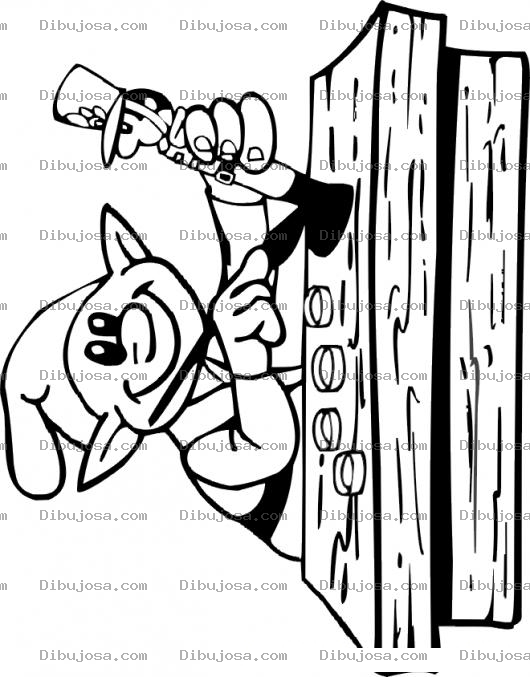 Dibujo para colorear Dibujo De Elfo De Santa Claus Fabricando Juguetes Para Pintar Y Colorear Duendecito De Santa Trabajando
