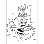 Dibujo para colorear Colorear Abejita Maya