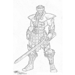 Dibujo para colorear Ciclope De Heman Para Pintar Y Colorear A Triklops